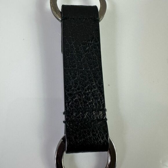 Gucci Leather Double Key Ring Black With Box and Pouch - Picture 12 of 13